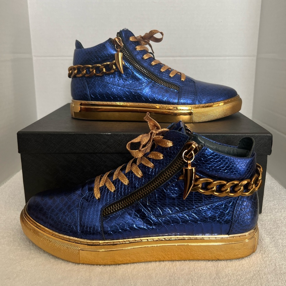 Jump New York Zack Chain ‘Blue Reptile’ (Men’s Size 12)
